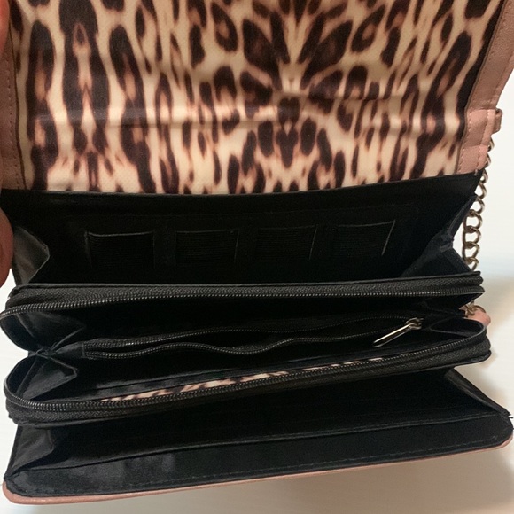 Nicole Miller Pink Clutch with Strap - Picture 7 of 9